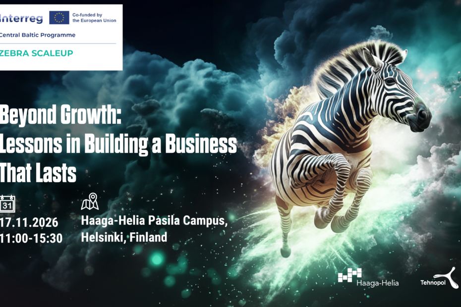 Zebra ScaleUp Ecosystem Event: Beyond Growth - Lessons in Building a Business That Lasts.