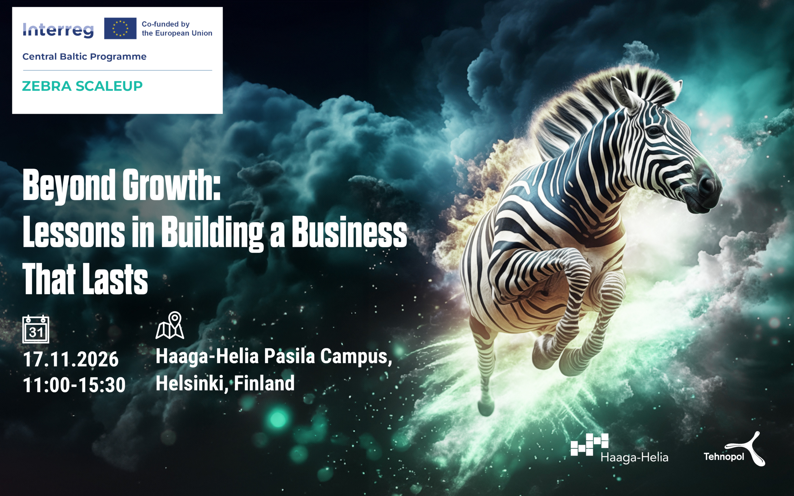 Zebra ScaleUp Ecosystem Event: Beyond Growth - Lessons in Building a Business That Lasts.